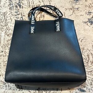 FEMME Faux Leather Tote